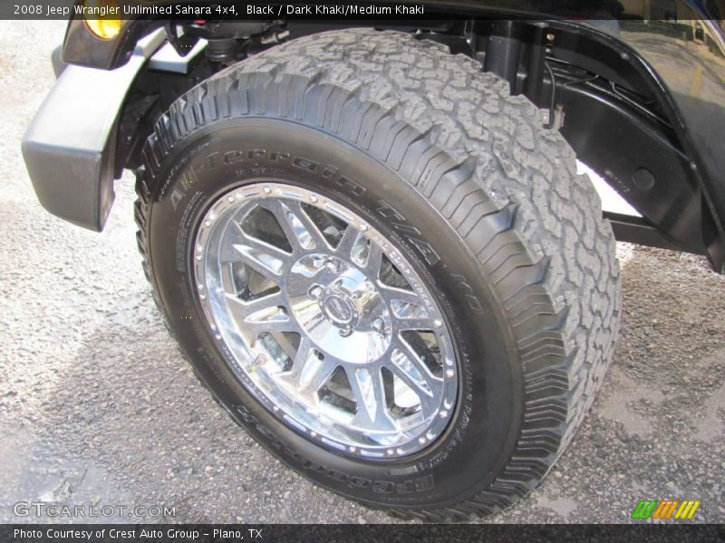 Black / Dark Khaki/Medium Khaki 2008 Jeep Wrangler Unlimited Sahara 4x4