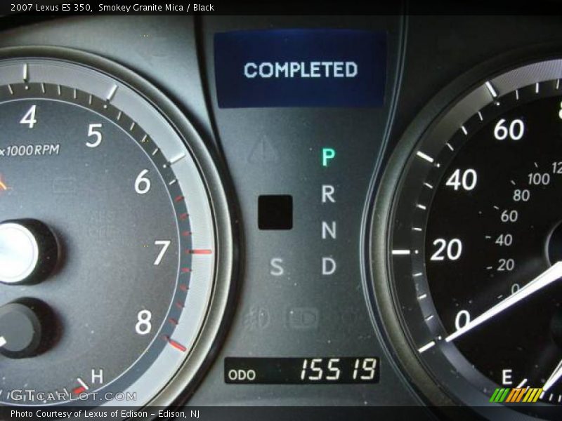 Smokey Granite Mica / Black 2007 Lexus ES 350