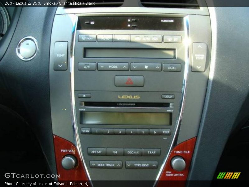 Smokey Granite Mica / Black 2007 Lexus ES 350