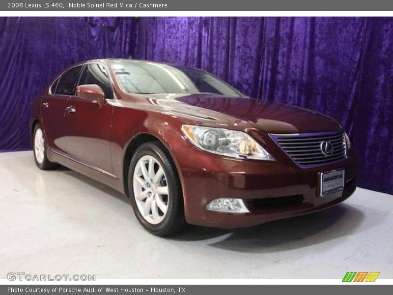 Noble Spinel Red Mica / Cashmere 2008 Lexus LS 460