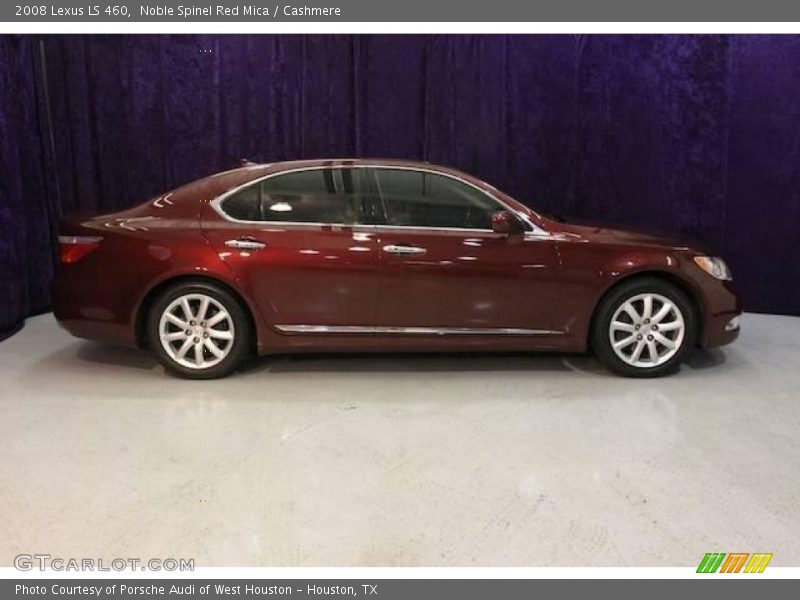 Noble Spinel Red Mica / Cashmere 2008 Lexus LS 460