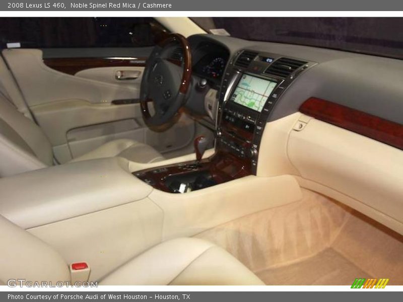 Noble Spinel Red Mica / Cashmere 2008 Lexus LS 460