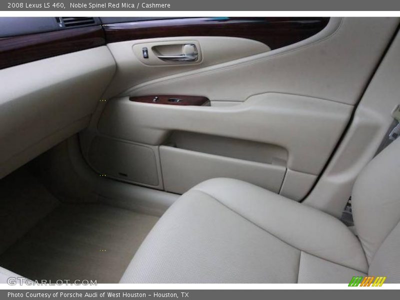 Noble Spinel Red Mica / Cashmere 2008 Lexus LS 460