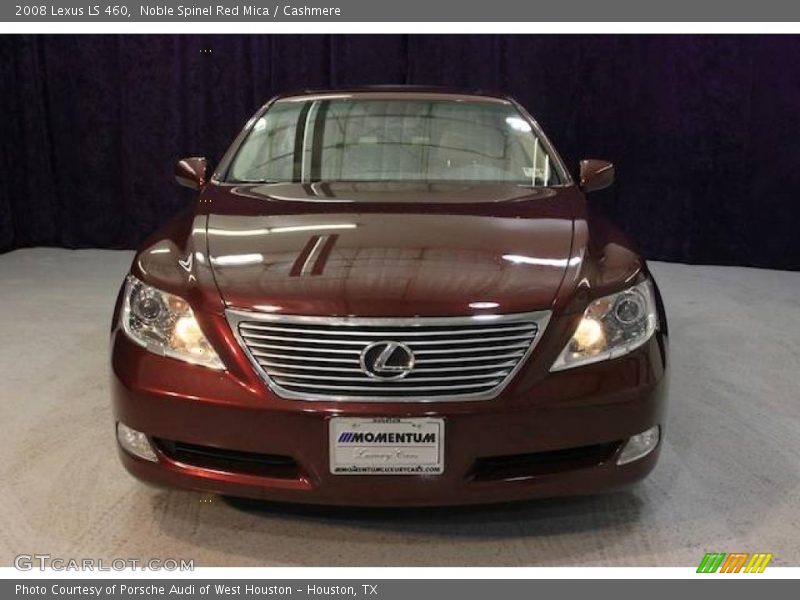 Noble Spinel Red Mica / Cashmere 2008 Lexus LS 460