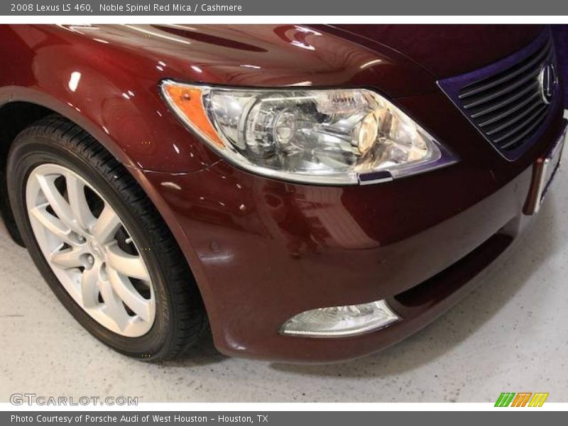Noble Spinel Red Mica / Cashmere 2008 Lexus LS 460