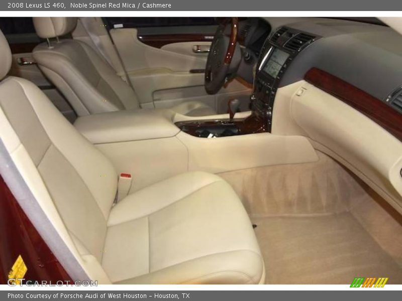 Noble Spinel Red Mica / Cashmere 2008 Lexus LS 460