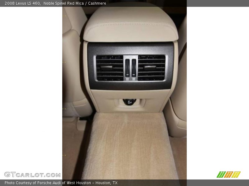 Noble Spinel Red Mica / Cashmere 2008 Lexus LS 460