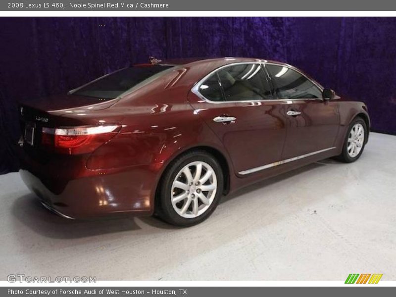 Noble Spinel Red Mica / Cashmere 2008 Lexus LS 460