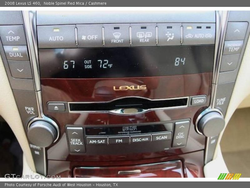 Noble Spinel Red Mica / Cashmere 2008 Lexus LS 460