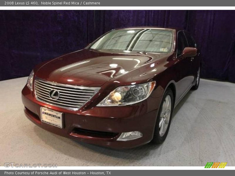 Noble Spinel Red Mica / Cashmere 2008 Lexus LS 460