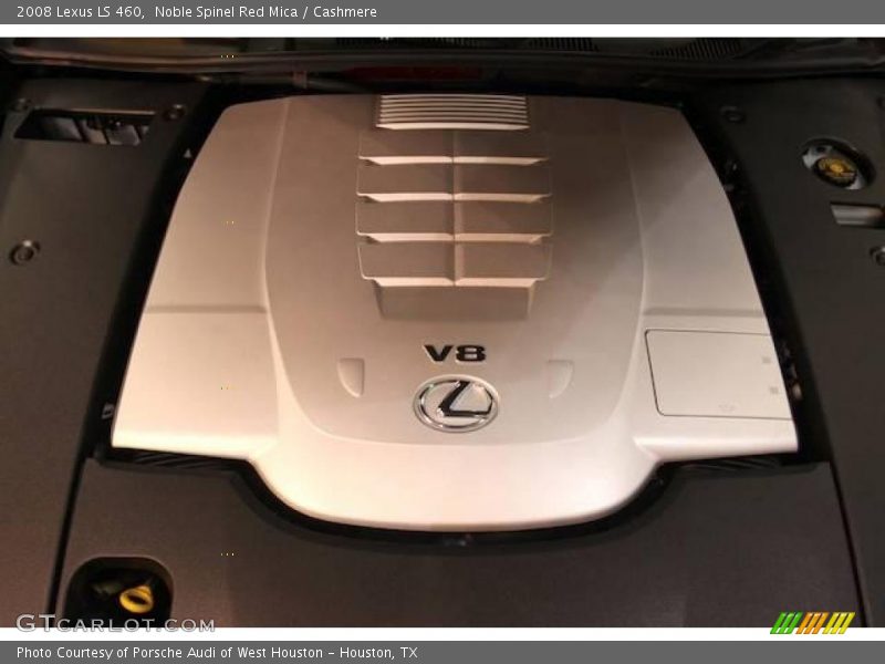 Noble Spinel Red Mica / Cashmere 2008 Lexus LS 460