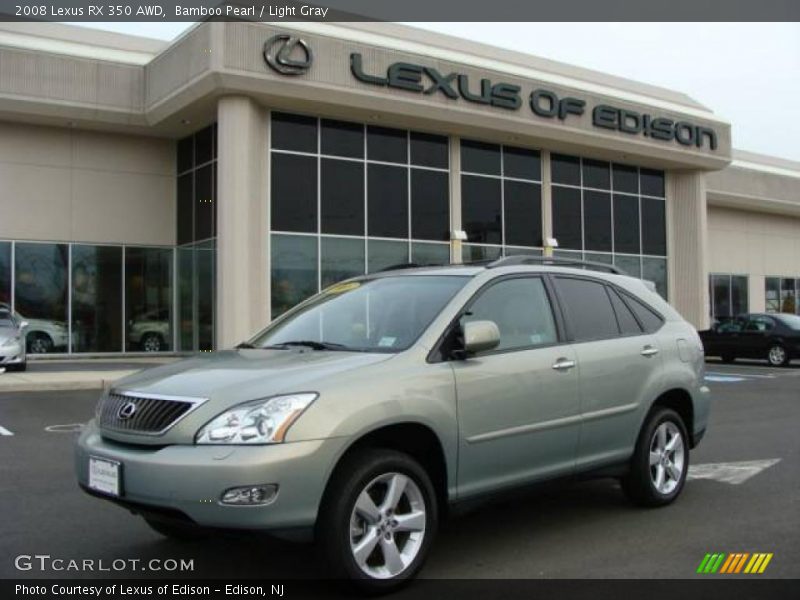 Bamboo Pearl / Light Gray 2008 Lexus RX 350 AWD