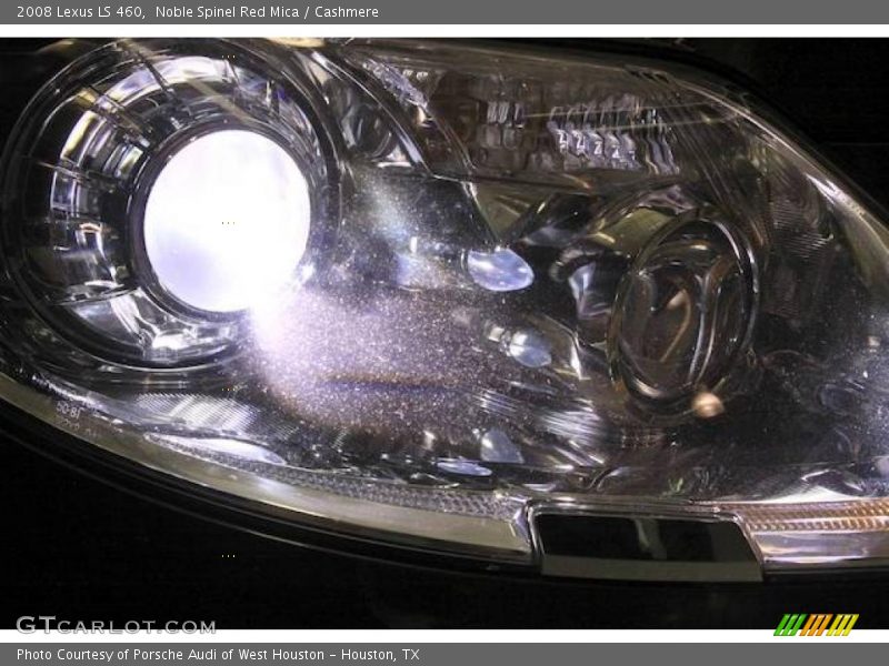 Noble Spinel Red Mica / Cashmere 2008 Lexus LS 460