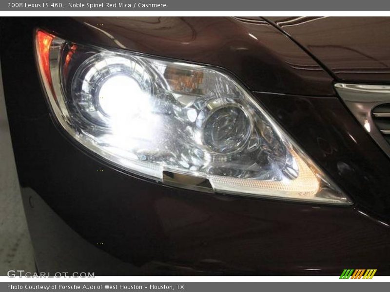 Noble Spinel Red Mica / Cashmere 2008 Lexus LS 460