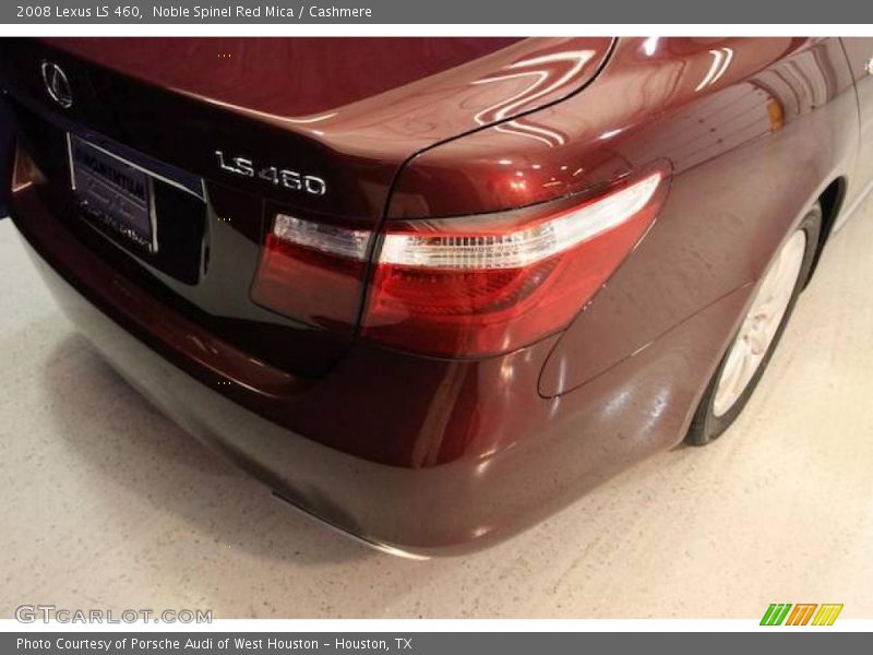Noble Spinel Red Mica / Cashmere 2008 Lexus LS 460