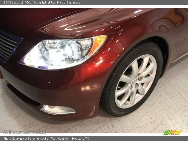 Noble Spinel Red Mica / Cashmere 2008 Lexus LS 460