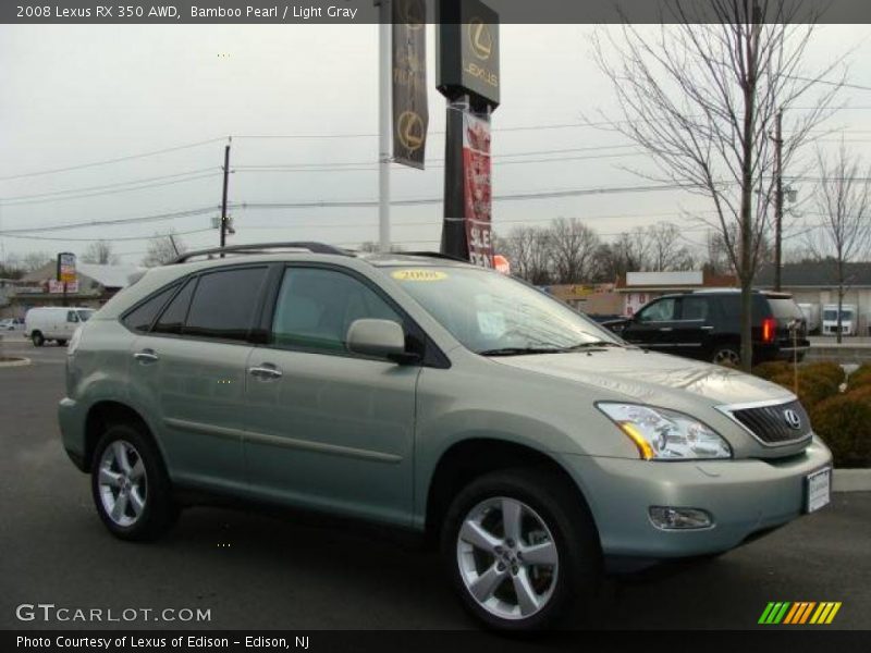 Bamboo Pearl / Light Gray 2008 Lexus RX 350 AWD