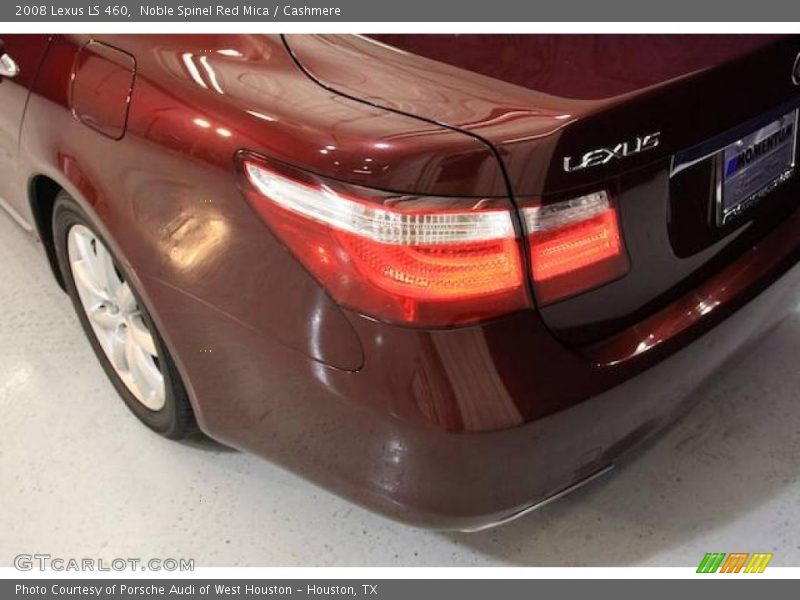Noble Spinel Red Mica / Cashmere 2008 Lexus LS 460
