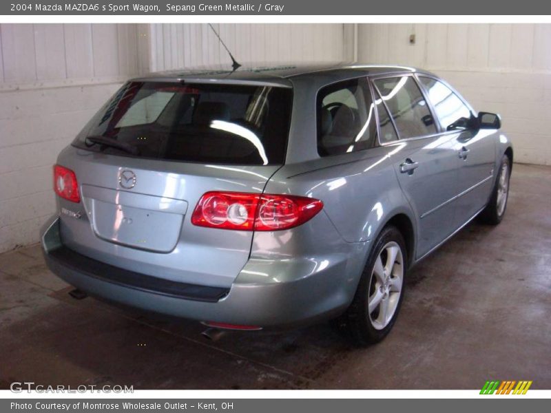 Sepang Green Metallic / Gray 2004 Mazda MAZDA6 s Sport Wagon