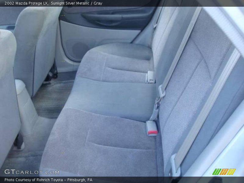Sunlight Silver Metallic / Gray 2002 Mazda Protege LX