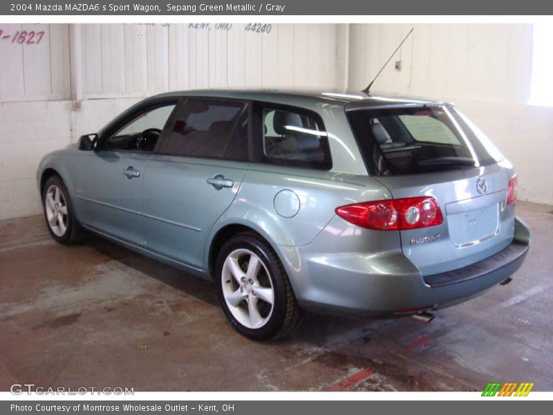 Sepang Green Metallic / Gray 2004 Mazda MAZDA6 s Sport Wagon