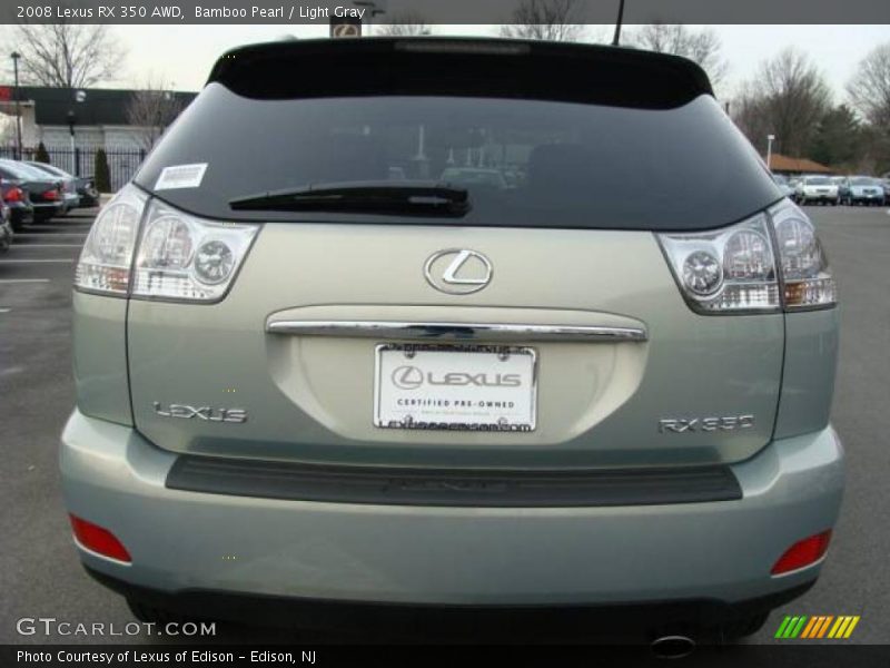 Bamboo Pearl / Light Gray 2008 Lexus RX 350 AWD