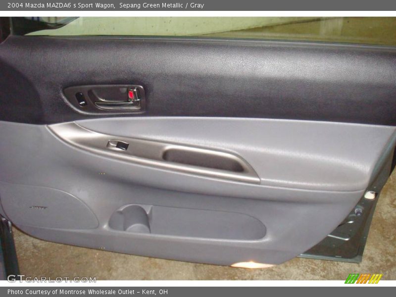 Sepang Green Metallic / Gray 2004 Mazda MAZDA6 s Sport Wagon
