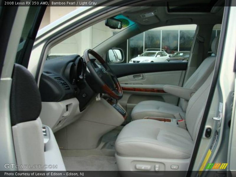 Bamboo Pearl / Light Gray 2008 Lexus RX 350 AWD