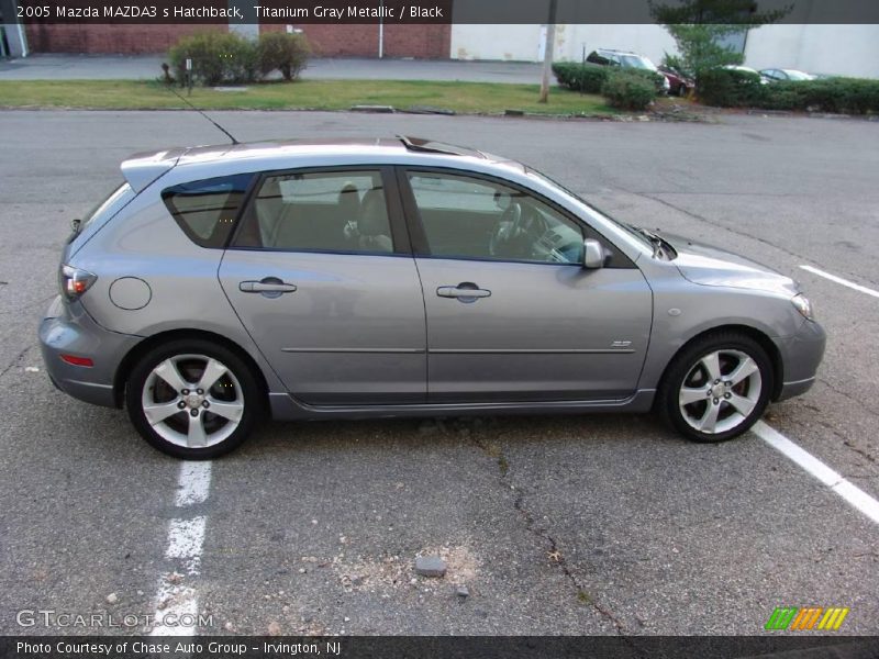 Titanium Gray Metallic / Black 2005 Mazda MAZDA3 s Hatchback