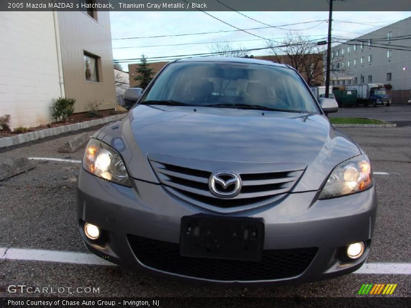 Titanium Gray Metallic / Black 2005 Mazda MAZDA3 s Hatchback