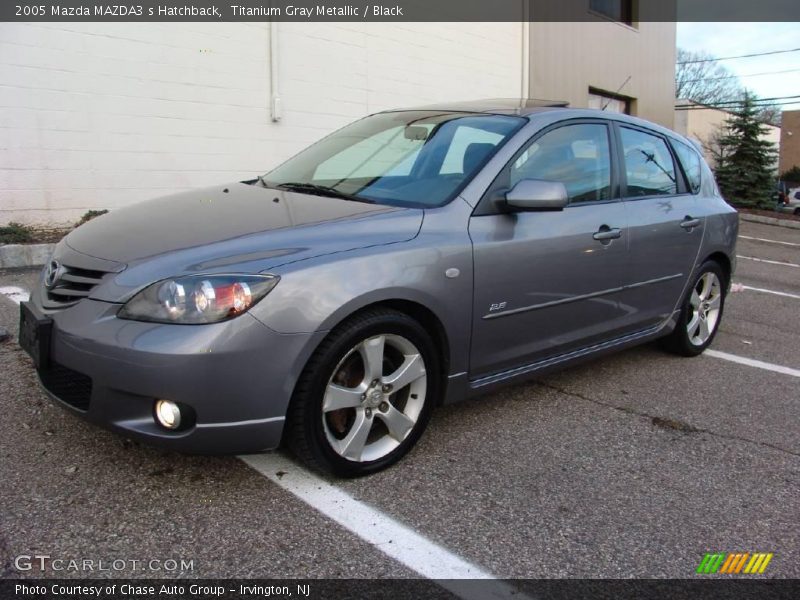 Titanium Gray Metallic / Black 2005 Mazda MAZDA3 s Hatchback