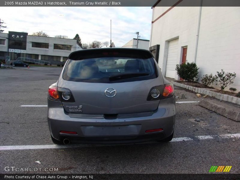 Titanium Gray Metallic / Black 2005 Mazda MAZDA3 s Hatchback