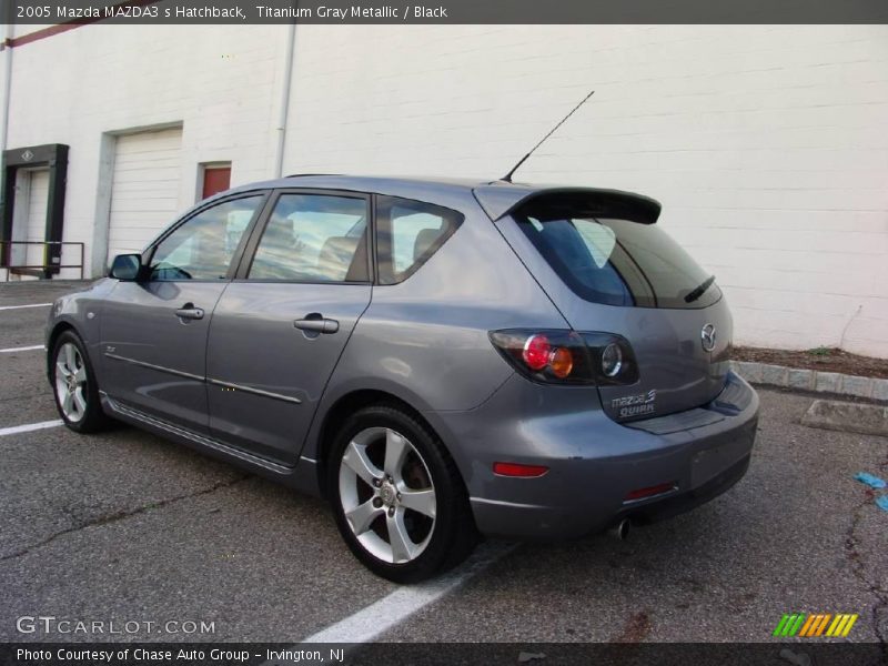 Titanium Gray Metallic / Black 2005 Mazda MAZDA3 s Hatchback