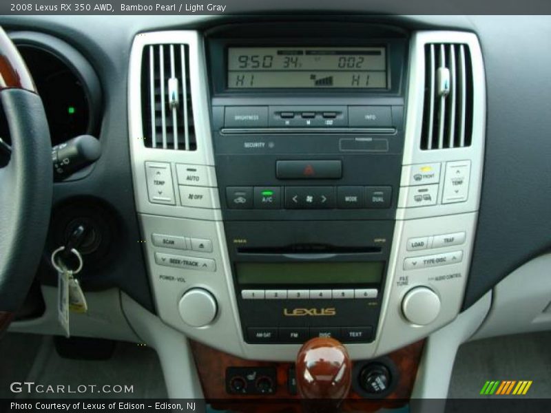 Bamboo Pearl / Light Gray 2008 Lexus RX 350 AWD