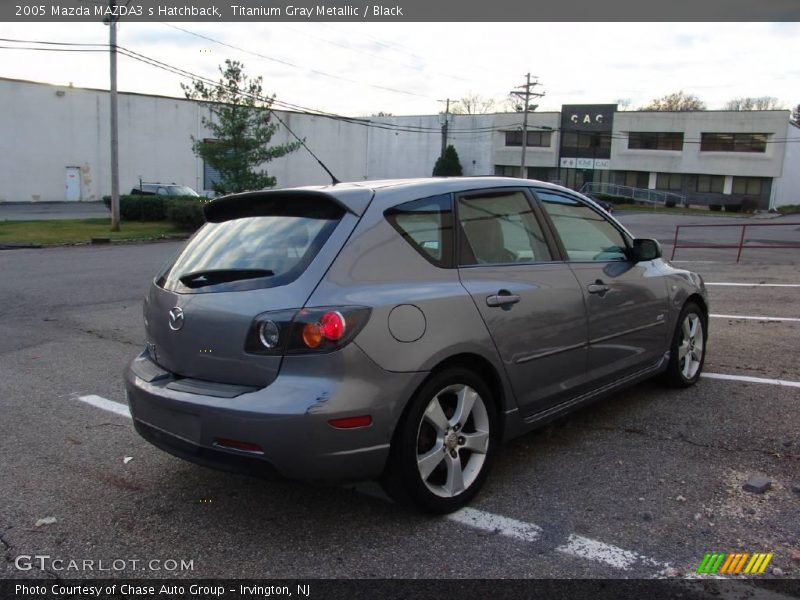 Titanium Gray Metallic / Black 2005 Mazda MAZDA3 s Hatchback