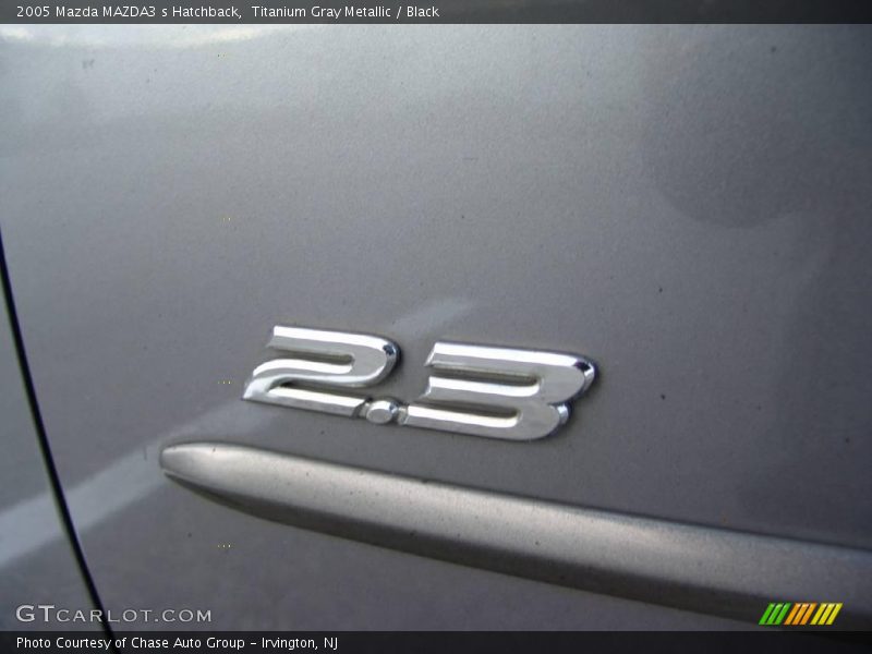 Titanium Gray Metallic / Black 2005 Mazda MAZDA3 s Hatchback
