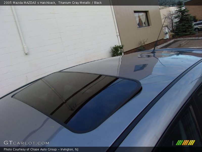 Titanium Gray Metallic / Black 2005 Mazda MAZDA3 s Hatchback