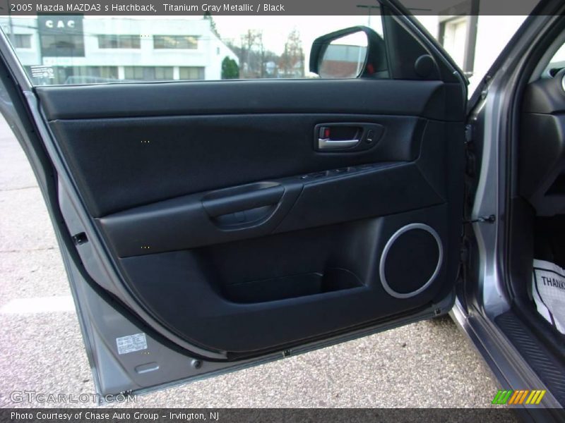 Titanium Gray Metallic / Black 2005 Mazda MAZDA3 s Hatchback