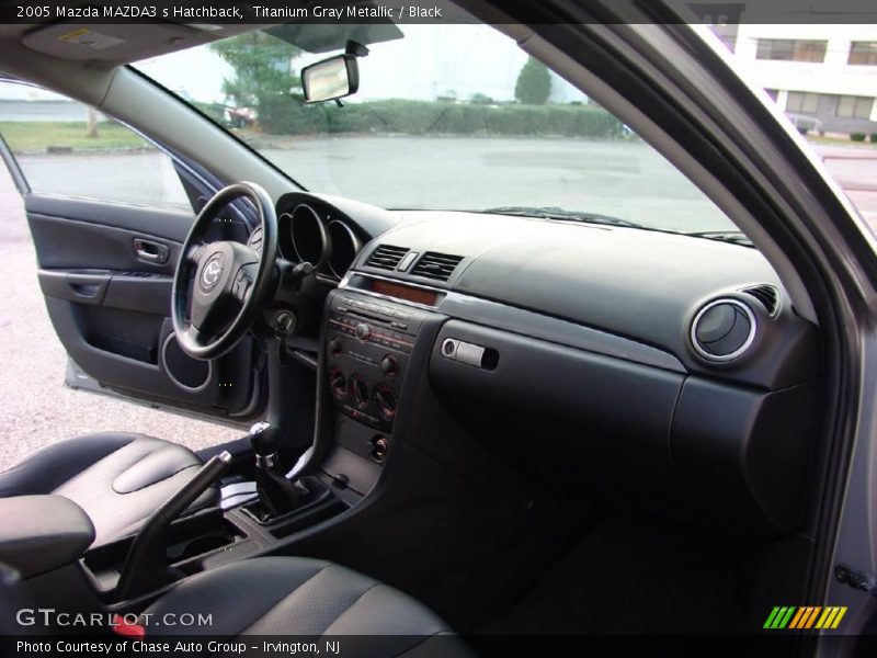 Titanium Gray Metallic / Black 2005 Mazda MAZDA3 s Hatchback