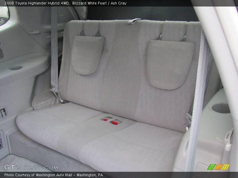 Blizzard White Pearl / Ash Gray 2008 Toyota Highlander Hybrid 4WD
