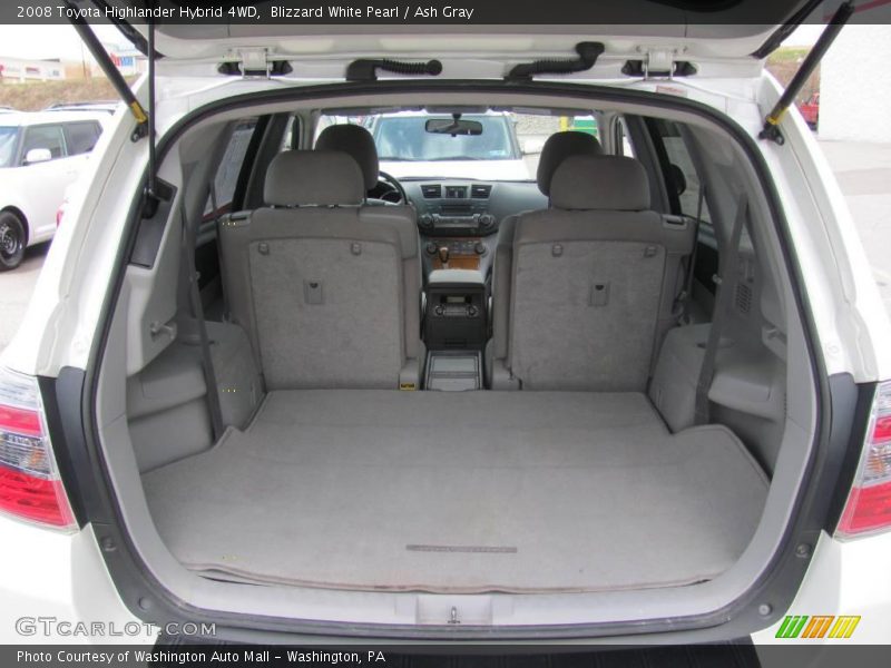 Blizzard White Pearl / Ash Gray 2008 Toyota Highlander Hybrid 4WD
