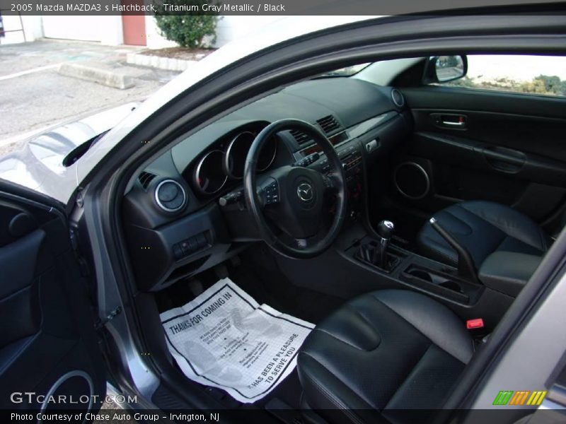Titanium Gray Metallic / Black 2005 Mazda MAZDA3 s Hatchback
