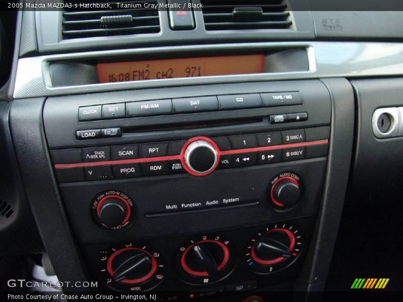 Titanium Gray Metallic / Black 2005 Mazda MAZDA3 s Hatchback