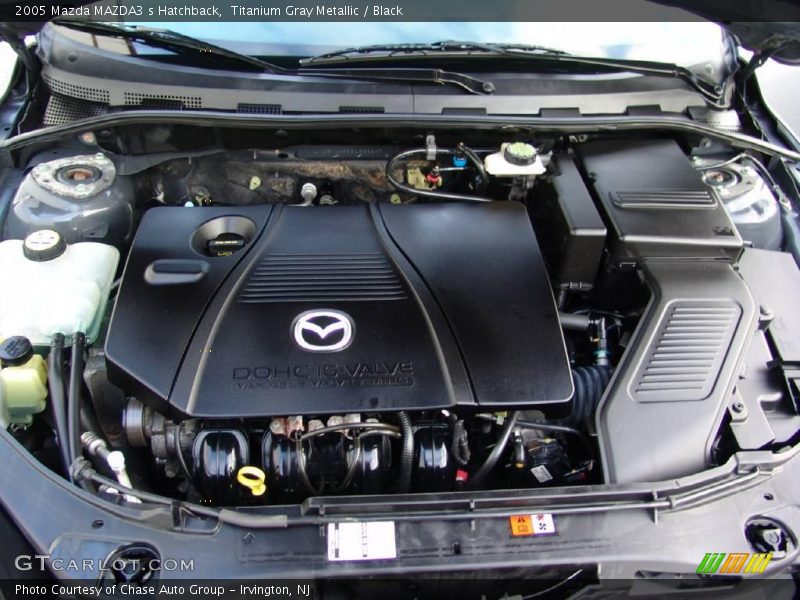 Titanium Gray Metallic / Black 2005 Mazda MAZDA3 s Hatchback