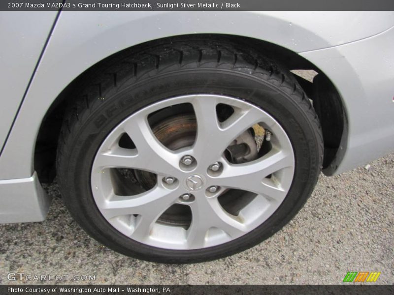 Sunlight Silver Metallic / Black 2007 Mazda MAZDA3 s Grand Touring Hatchback