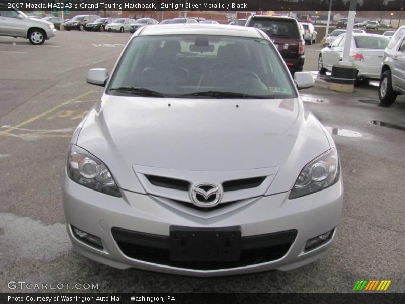 Sunlight Silver Metallic / Black 2007 Mazda MAZDA3 s Grand Touring Hatchback