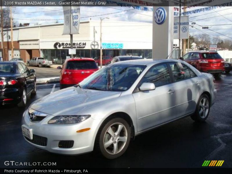 Glacier Silver Metallic / Gray 2006 Mazda MAZDA6 i Sedan