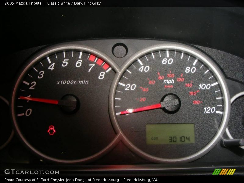 Classic White / Dark Flint Gray 2005 Mazda Tribute i