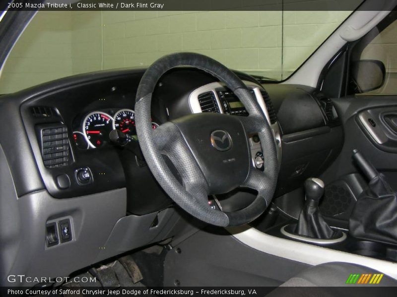 Classic White / Dark Flint Gray 2005 Mazda Tribute i