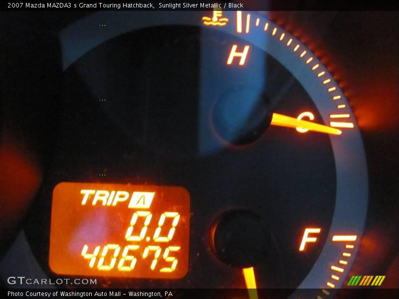 Sunlight Silver Metallic / Black 2007 Mazda MAZDA3 s Grand Touring Hatchback